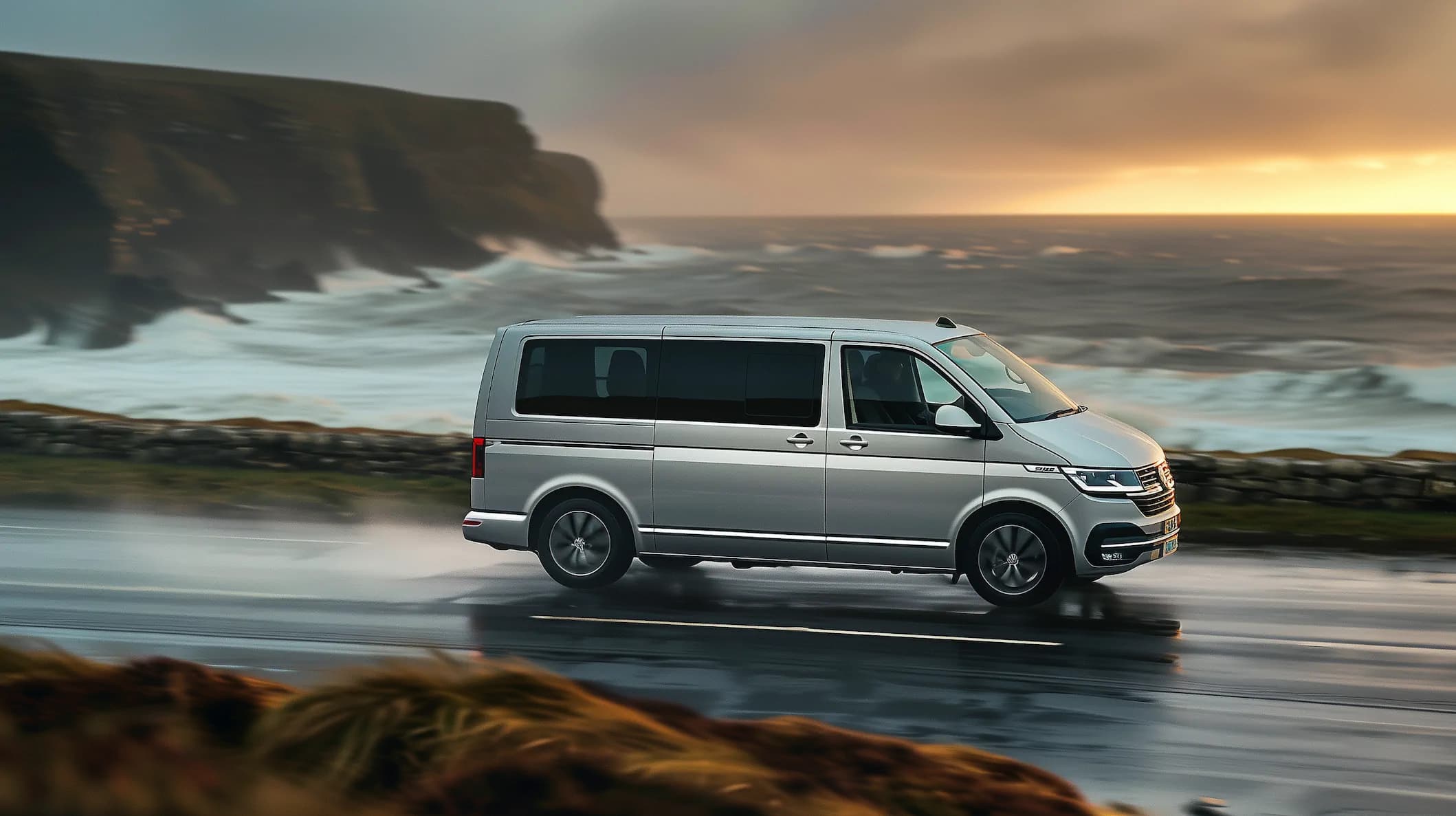 Executive chauffeur vehicle for private airport transfers across Ireland
