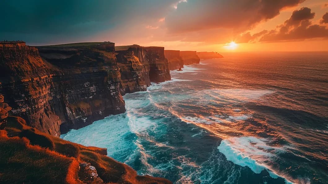 Private chauffeur tour to Cliffs of Moher & The Burren in Ireland